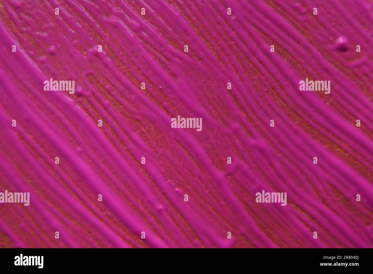 Purple abstract background with diagonal stripes. Wet paint. Stock Photo