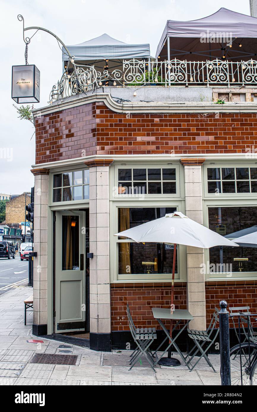 The Marksman Public House in London , England. Stock Photo