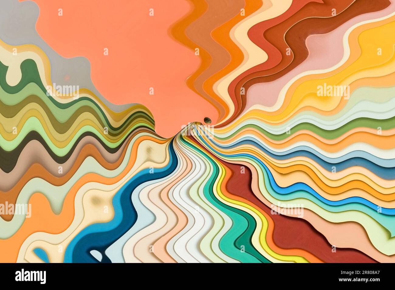 Wavy gradients, effect colorful background,conceptual work illustration ...