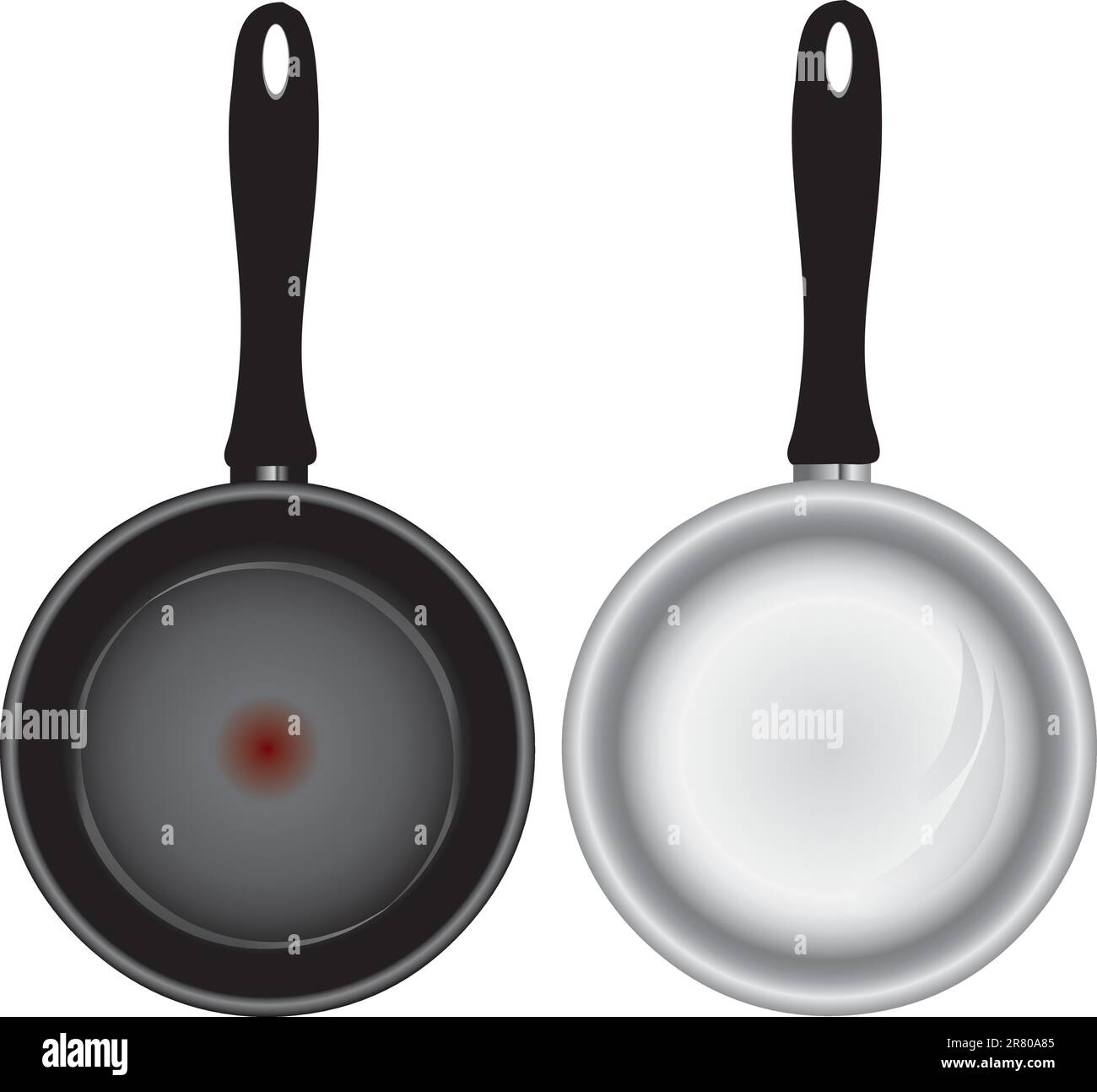 https://c8.alamy.com/comp/2R80A85/steel-and-teflon-pans-with-plastic-black-handle-vector-illustration-2R80A85.jpg