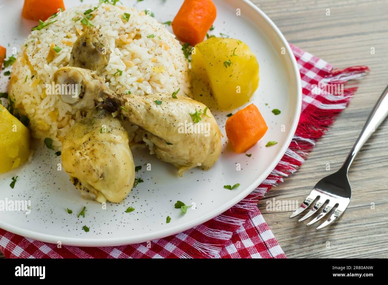 Boiled potatoes and rice hi-res stock photography and images - Alamy