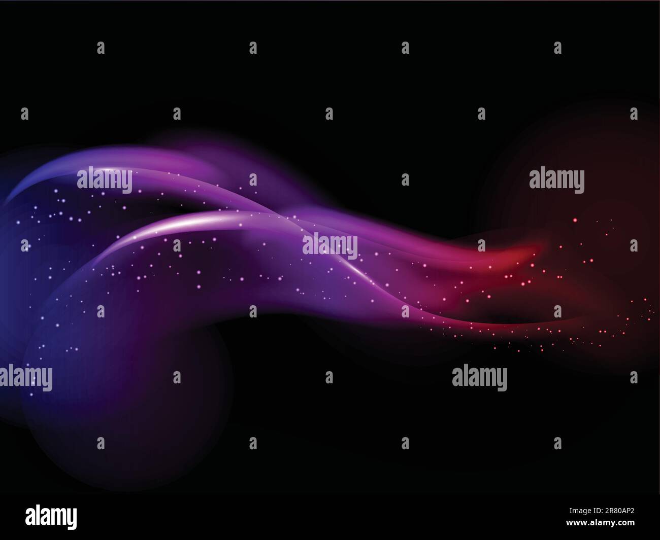 Abstract background with flowing lines and glowing lights Stock Vector ...