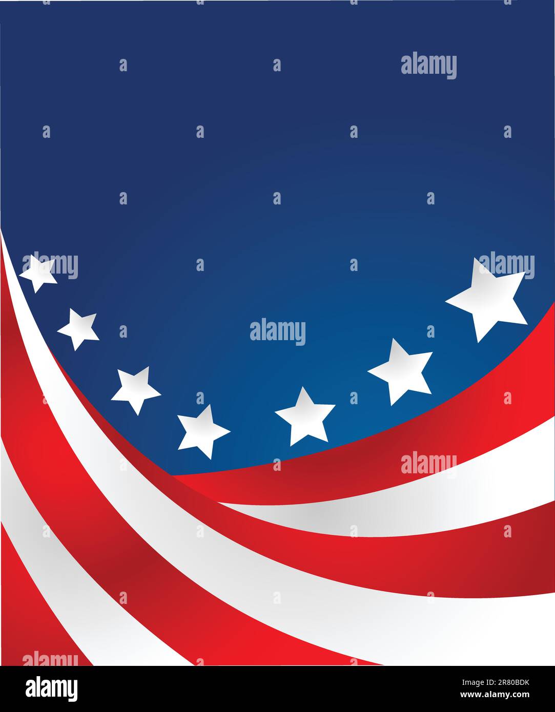American flag desktop image Stock Vector Images - Alamy