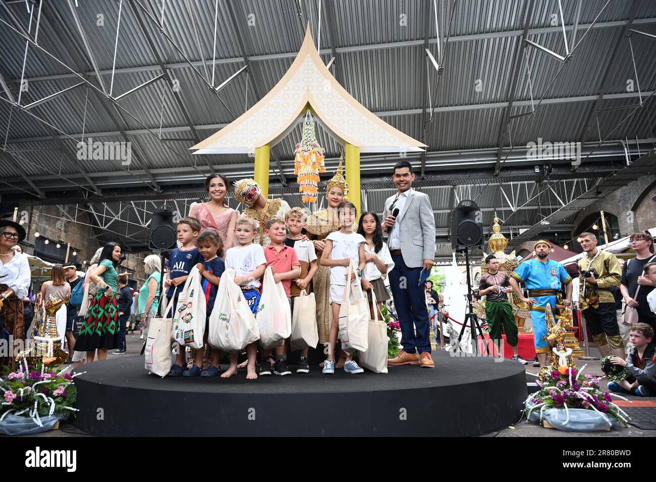 London, UK. June 18 2023. The last day of Thai cultural performances and delicious Thai food at Thailand Showcase Day 3 at Canopy Market - London. Credit: See Li/Picture Capital/Alamy Live News Stock Photo