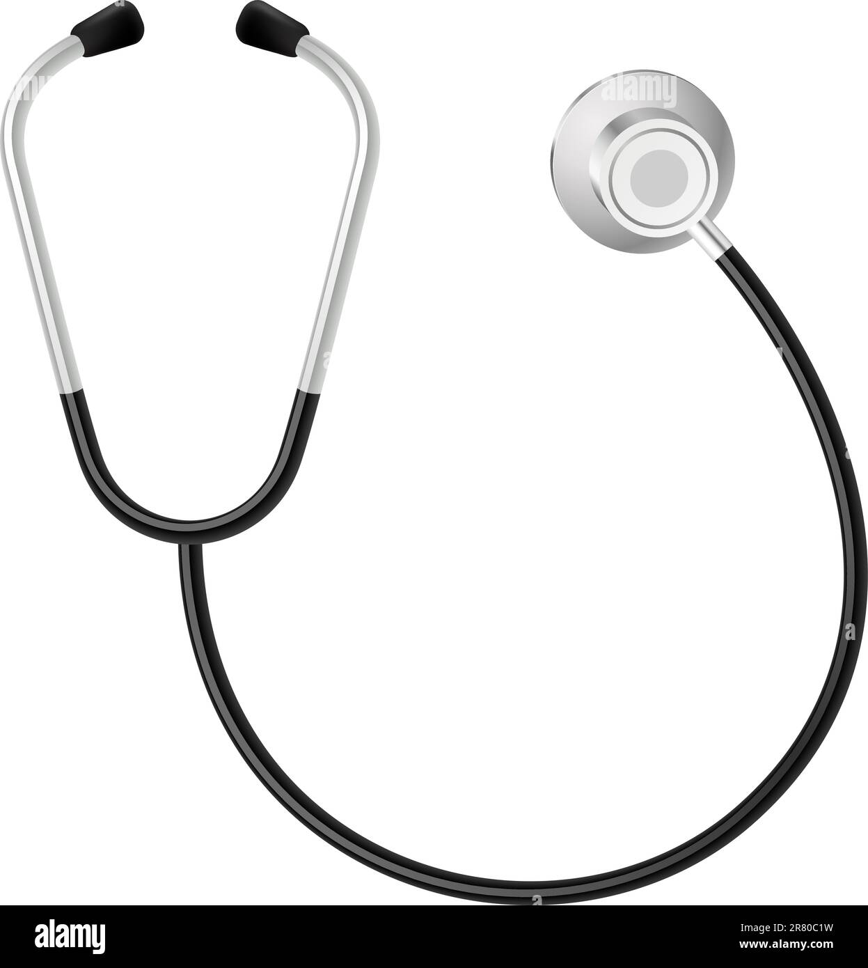 Stethoscope. Illustration on white background for design Stock Vector