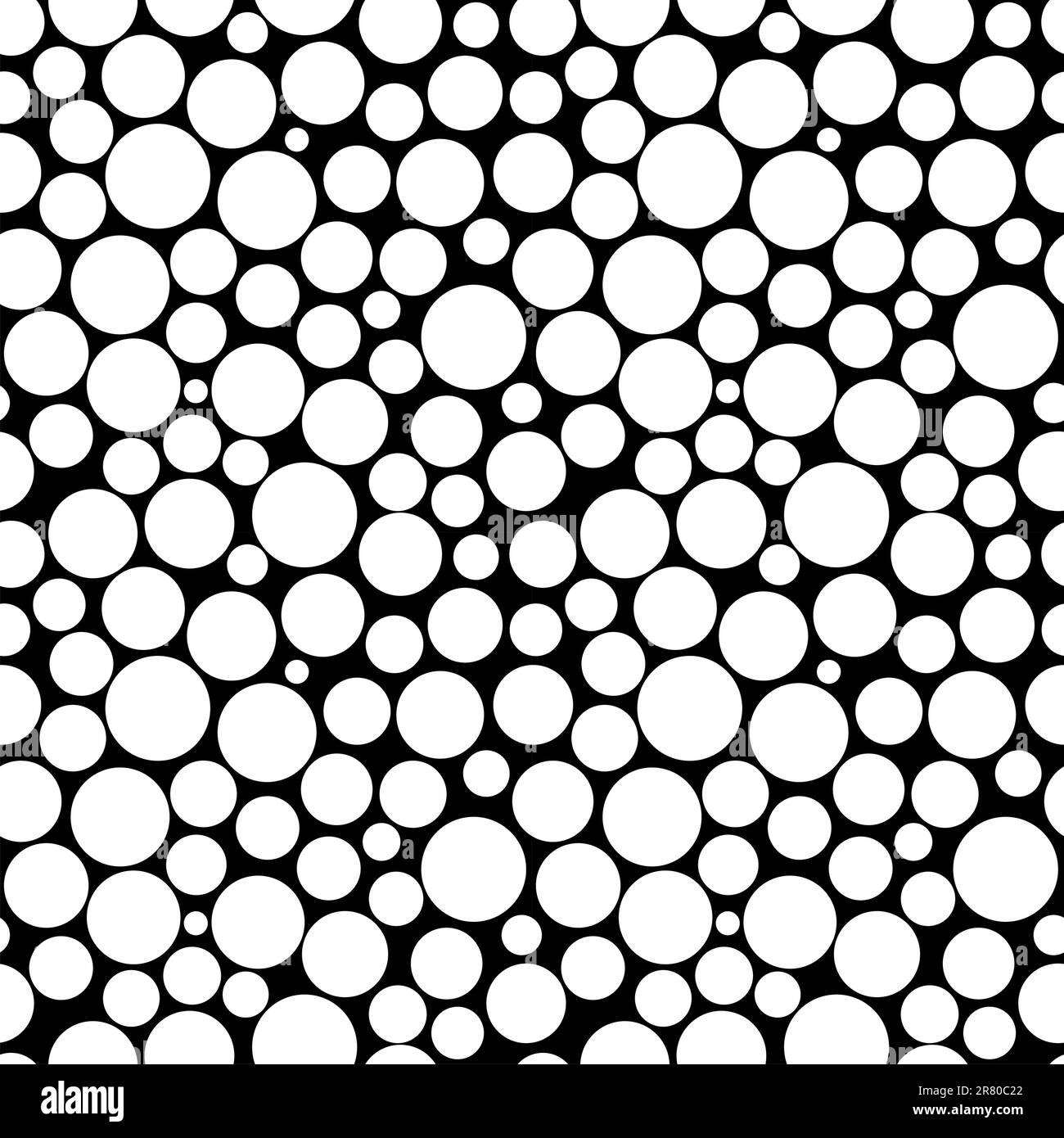 Black and White Bubble background. Illustration for design Stock Vector