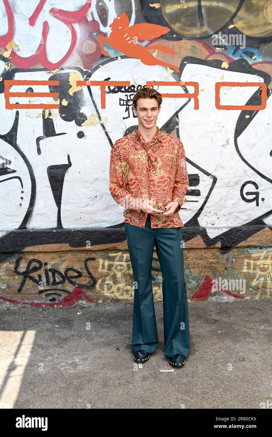 Milan, Italy. 18th Jan, 2023. Milan Fashion Week, spring summer 2024