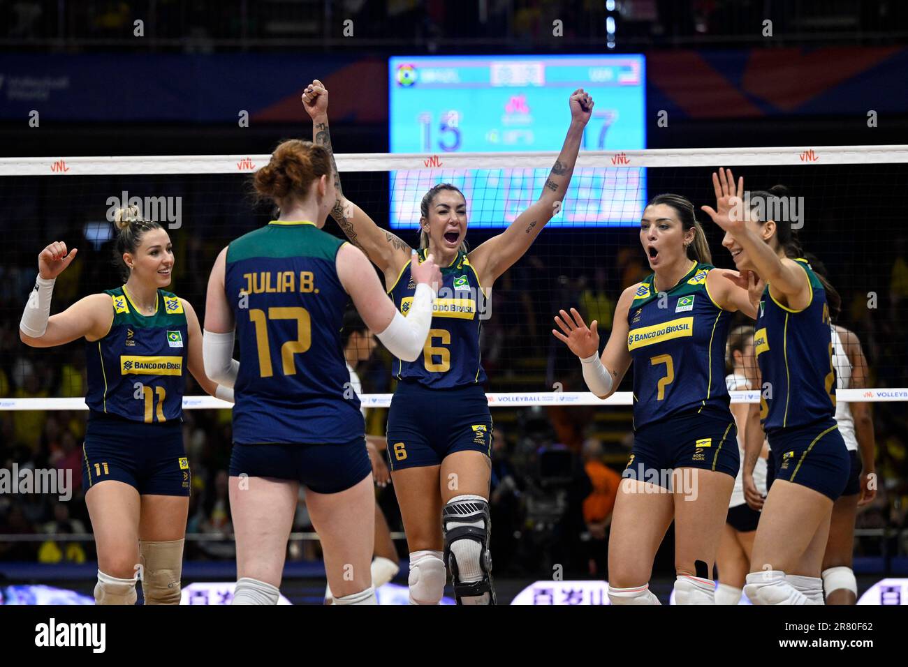 DF - BRASILIA - 06/18/2023 - LEAGUE OF THE WOMEN'S VOLLEYBALL NATIONS ...