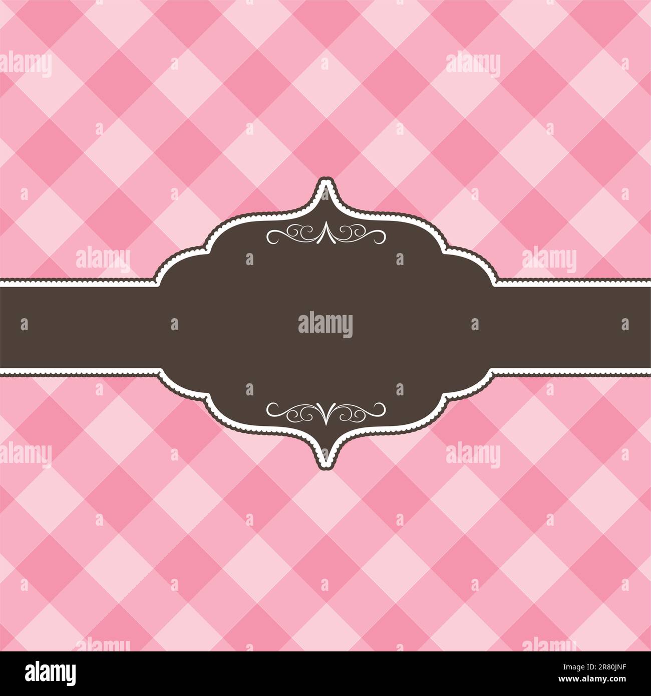 Decorative background in shades of pink and brown Stock Vector Image