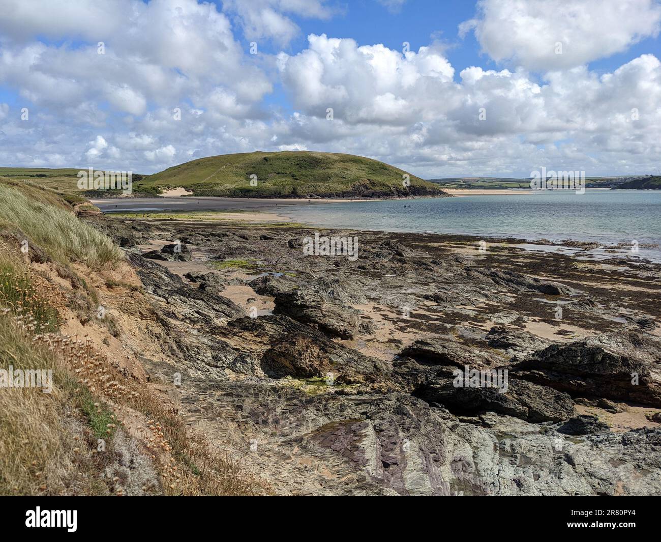 View of the Camel Estuary near Daymer Bay Cornwall, UK Stock Photo
