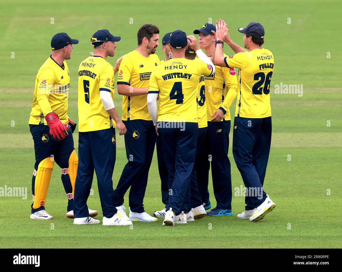 Hampshire t20 blast celebrate hi-res stock photography and images