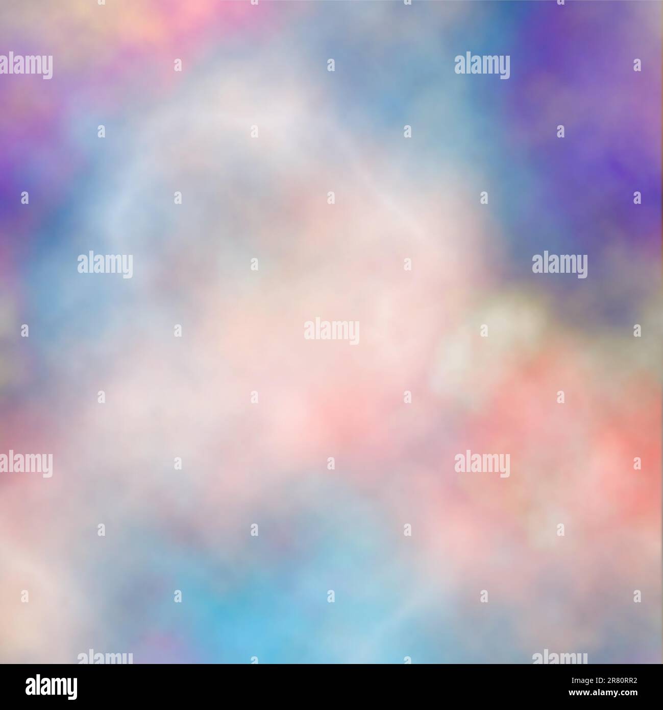 Editable vector background of colorful smoke made using a gradient mesh Stock Vector
