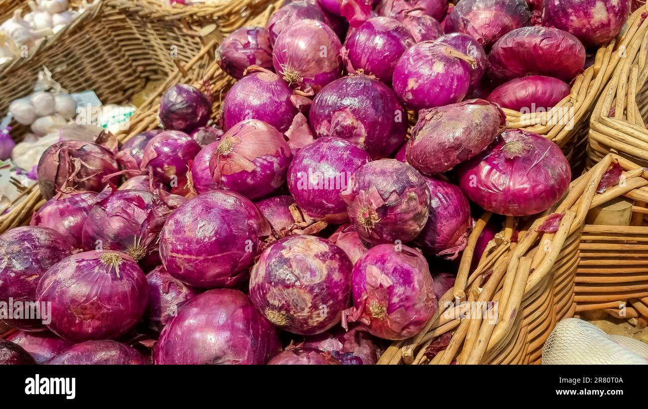 Shallots Indonesian Red Onion Traditional Organic Stock Photo 2287958019