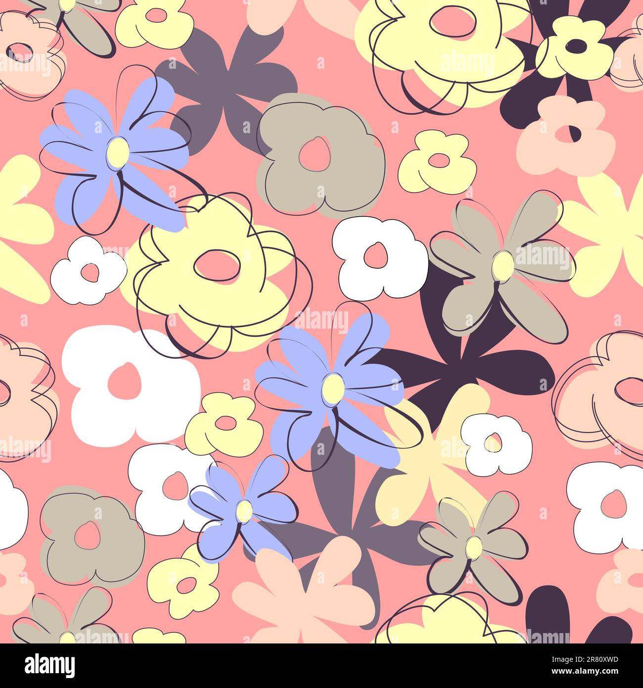 Summer seamless wallpaper Stock Vector Image & Art - Alamy