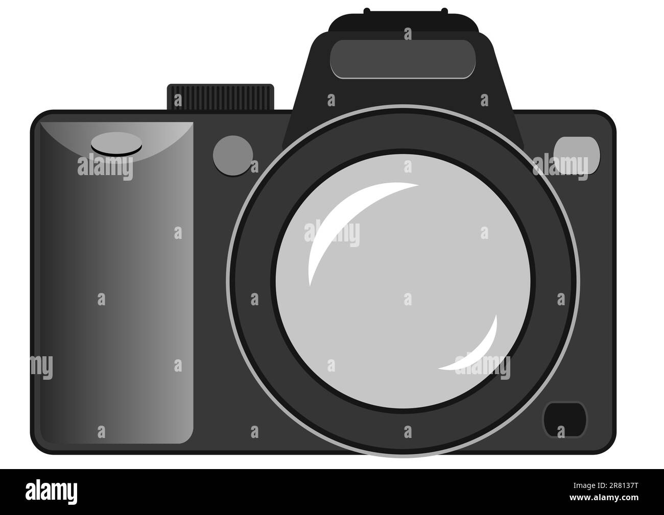 Vector illustration of the still camera. This file is vector, can be