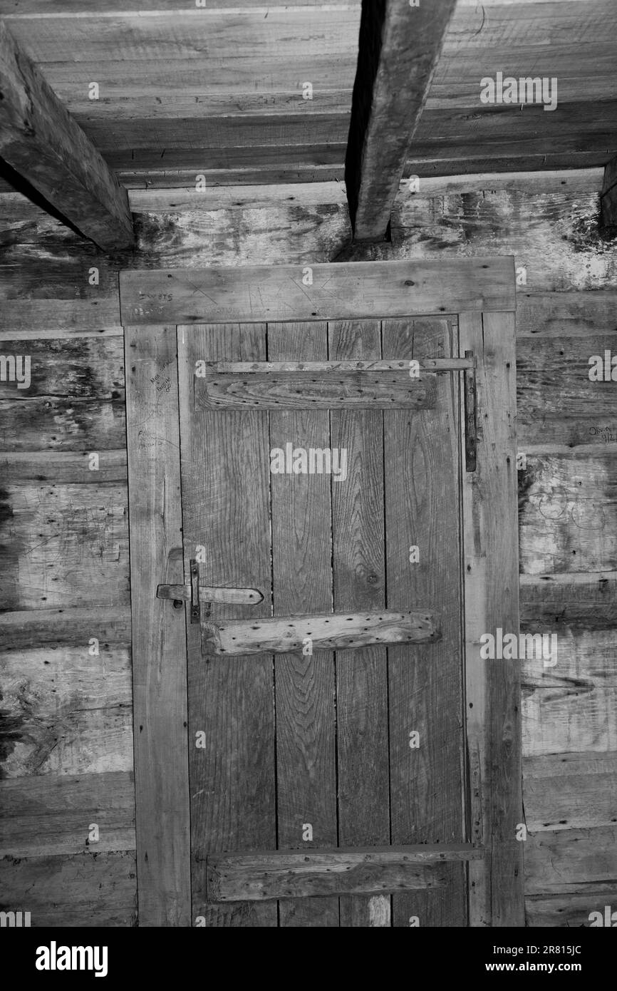 The Noah 'Bud' Ogle Homestead in Gatlinburg, Tennessee. Stock Photo