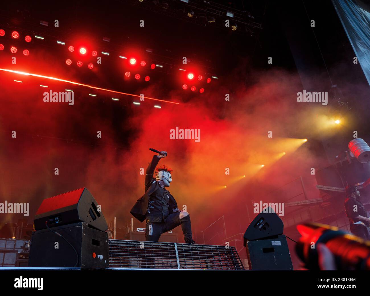 Copenhagen, Denmark, 16 June, 2023  Slipknot performing at Copenhell.  Corey Taylor - lead vocals  Credit: Peo Mšller/Alamy Live News Stock Photo