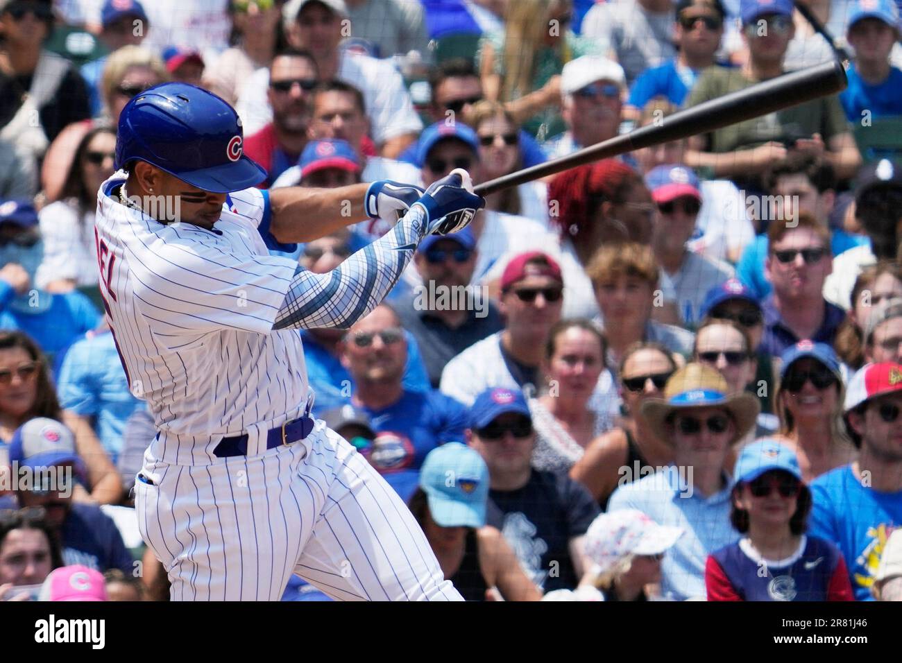 Chicago Cubs' Christopher Morel hits a tworun home run during the