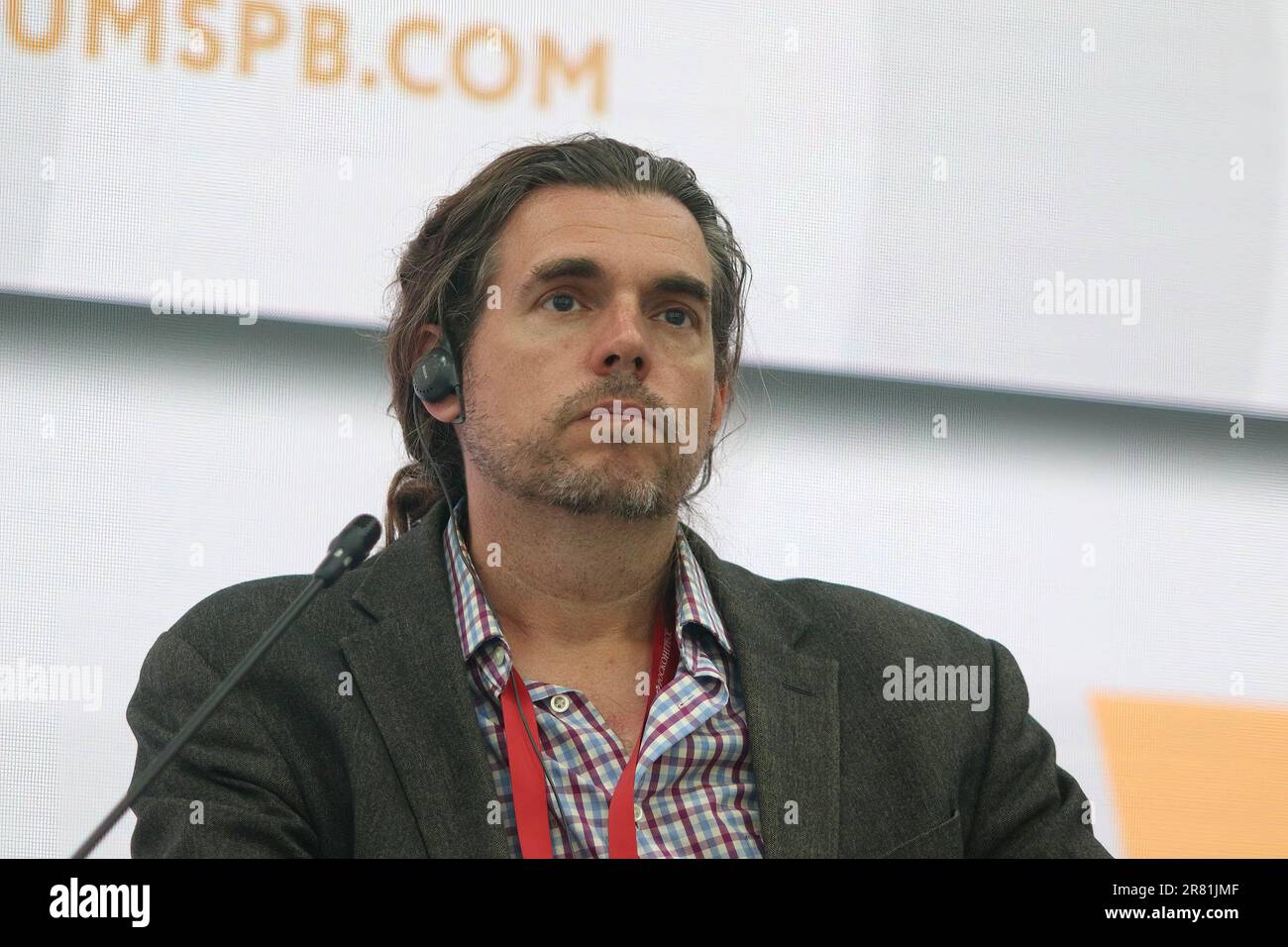 Saint Petersburg, Russia. 14th June, 2023. Joseph Rose, Author channel ...