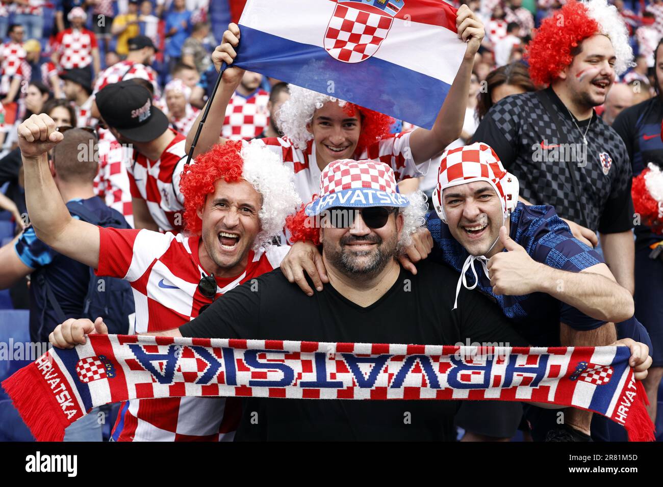 ROTTERDAM Croatian Supporters During The UEFA Nations League Final rotterdam-croatian-supporters-during-the-uefa-nations-league-final