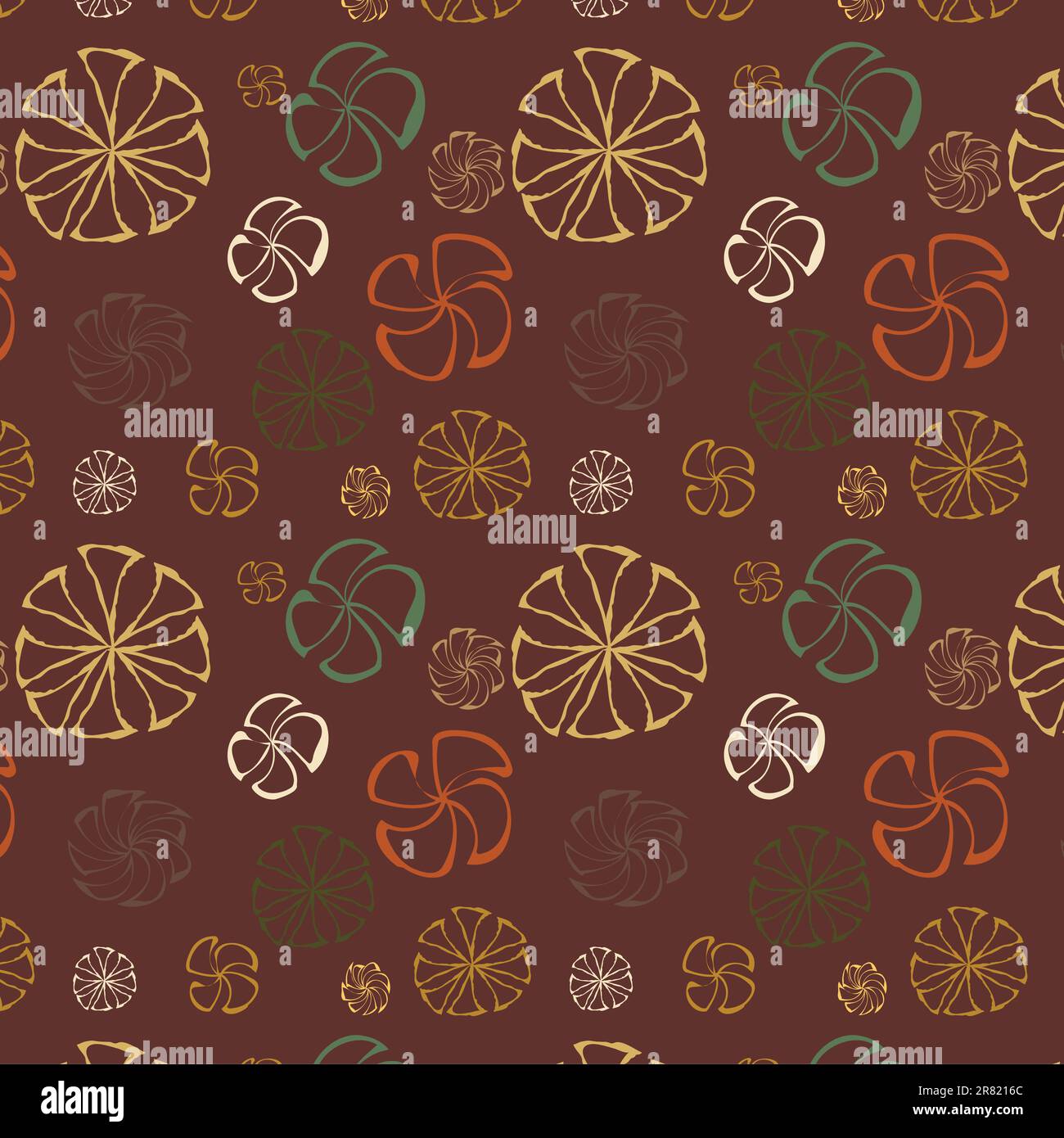 Floral seamless background, vector, illustration Stock Vector Image ...