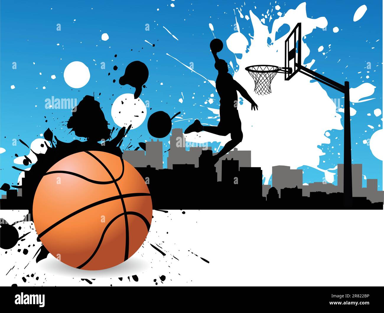 Basketball hop Stock Vector Images - Alamy