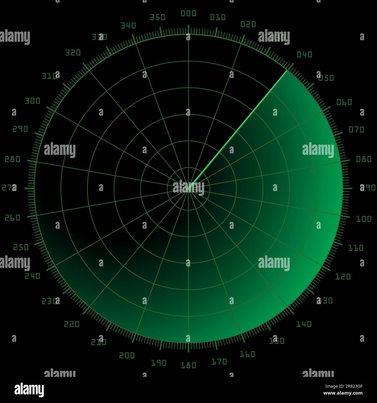 detailed-illustration-of-a-blank-radar-screen-stock-vector-image-art