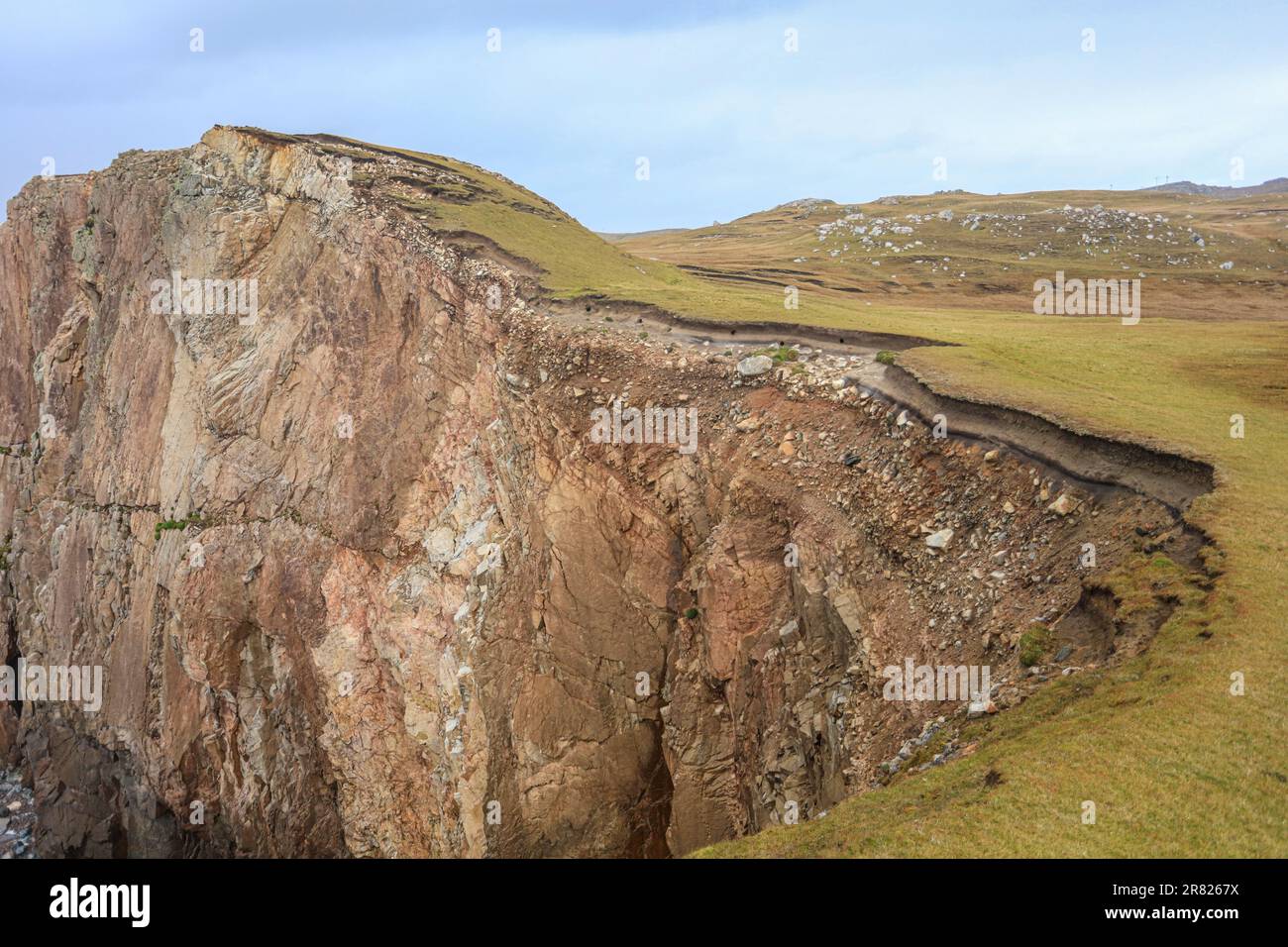 Mangersta on the Isle of Lewis in the Outer Hebrides. Stock Photo
