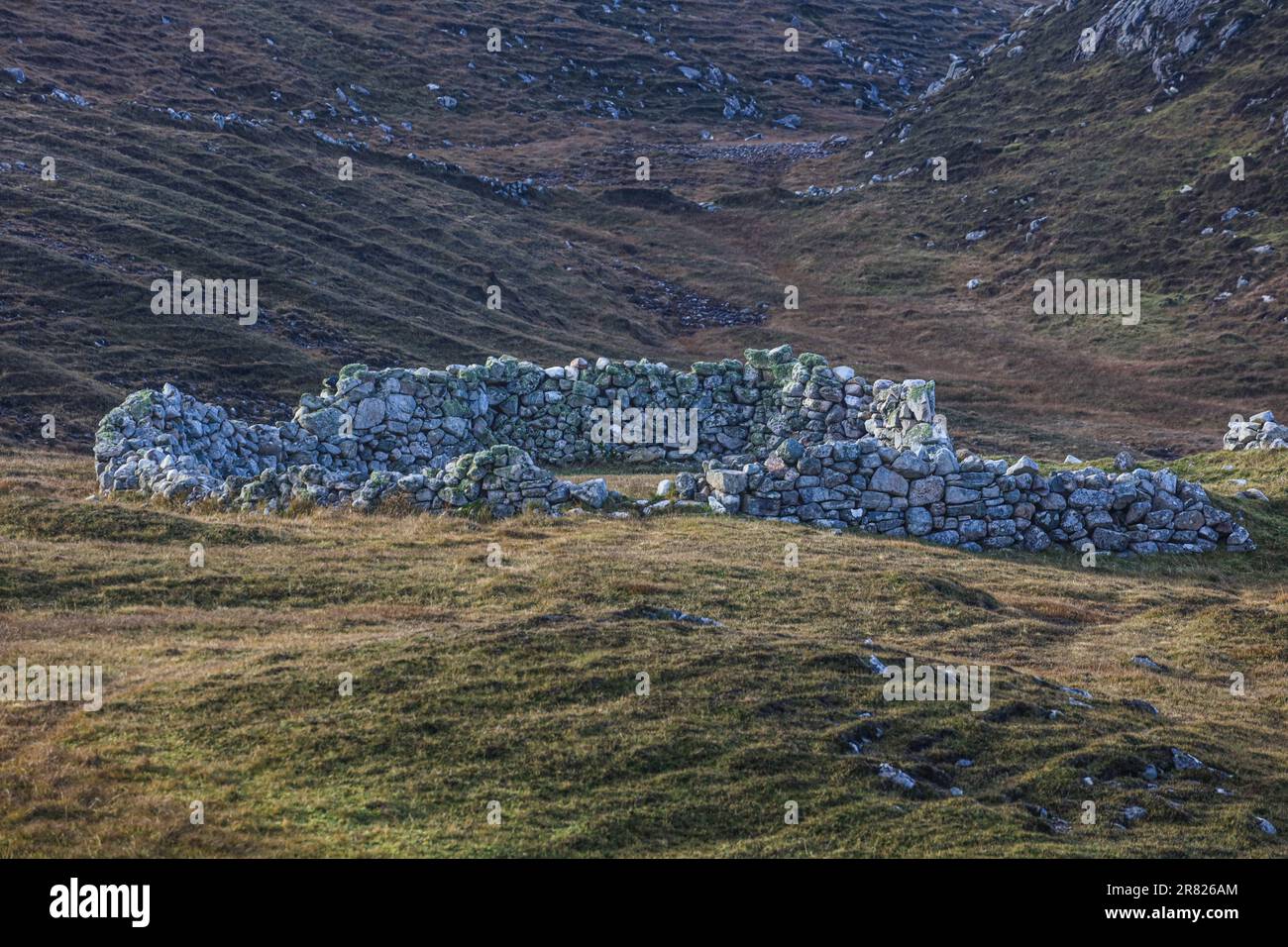 Mangersta on the Isle of Lewis in the Outer Hebrides. Stock Photo