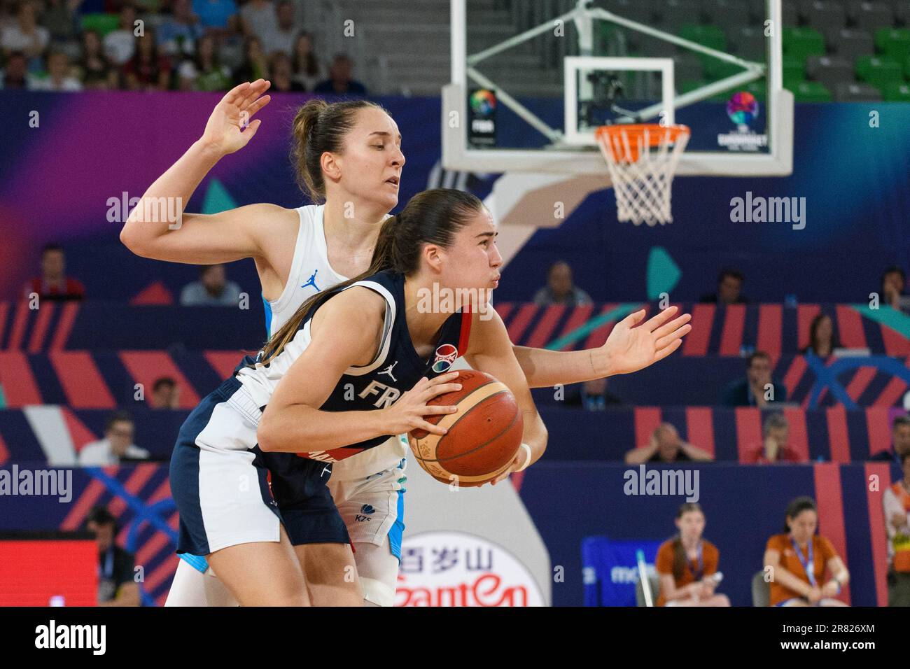 Marine Fauthoux (4 France) during the group stage match at the womens  eurobasket 2023 between Slovenia and France at Arena Stozice, Slovenia.  (Sven Beyrich/SPP) Credit: SPP Sport Press Photo. /Alamy Live News