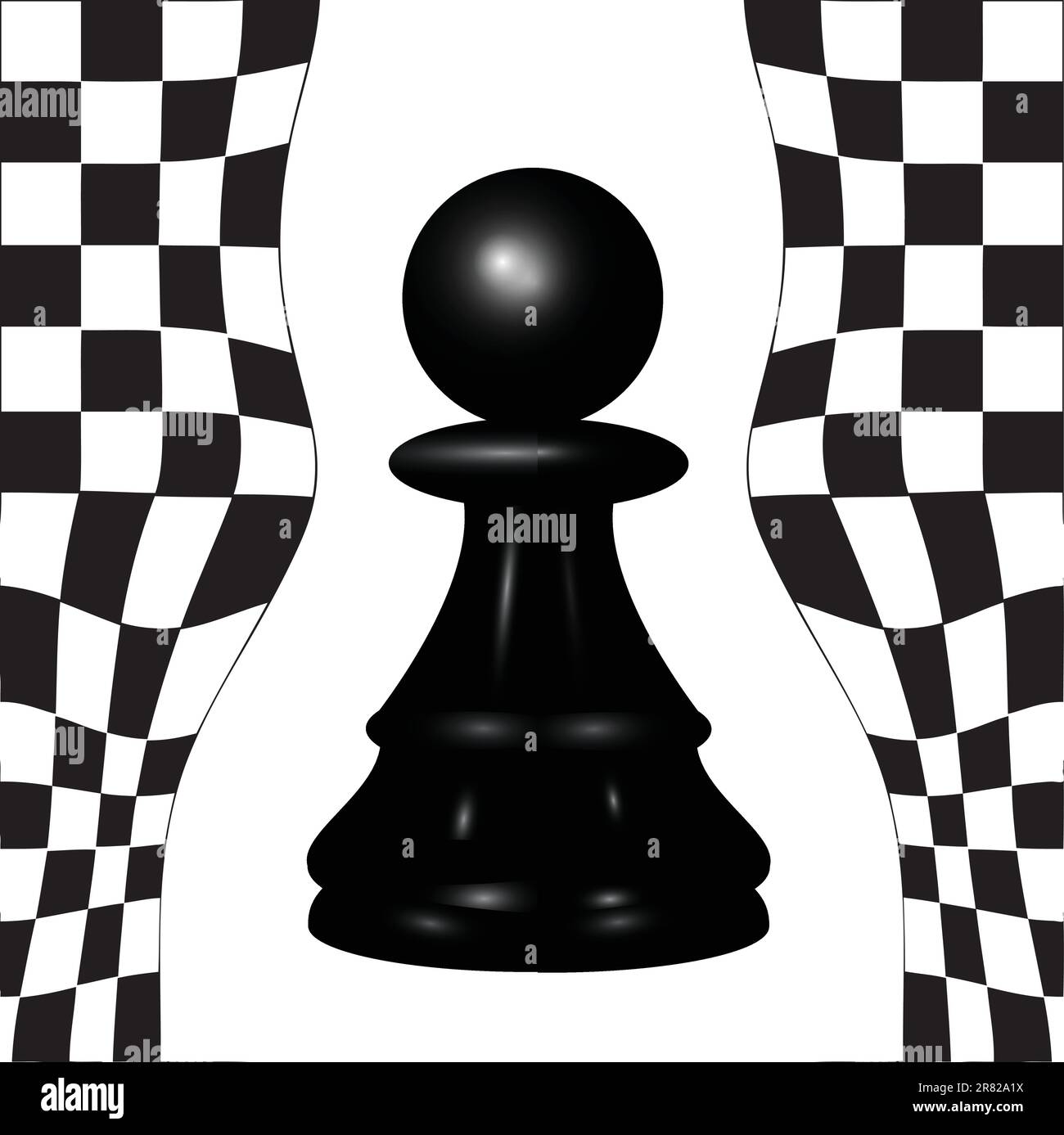 An hand drawn vector picture from series: The World's Great Chess Games.  Byrne - Fischer (The Game of the Century - 1956), pos Stock Vector Image  & Art - Alamy