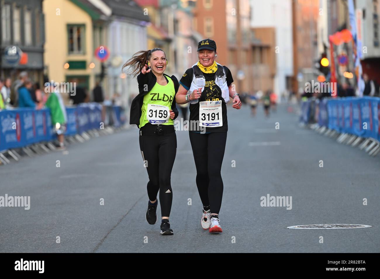 31st Tromsø Midnight Sun Marathon and Half Marathon 2021. Tromsø, Norway.  June 2021