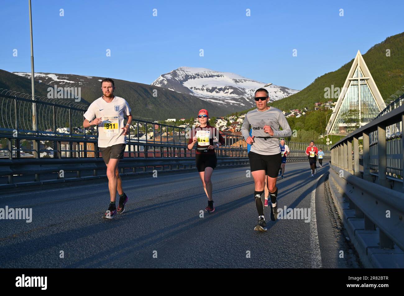 Midnight sun marathon hi-res stock photography and images - Alamy