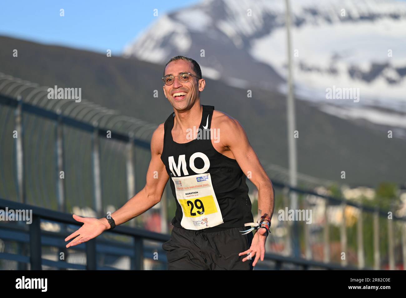 midnight sun marathon in Tromsa¸ / midnight sun marathon in Tromso -  Tromsa¸, Norway, 20/06/2015, Stock Photo, Picture And Rights Managed Image.  Pic. VIG-5511200