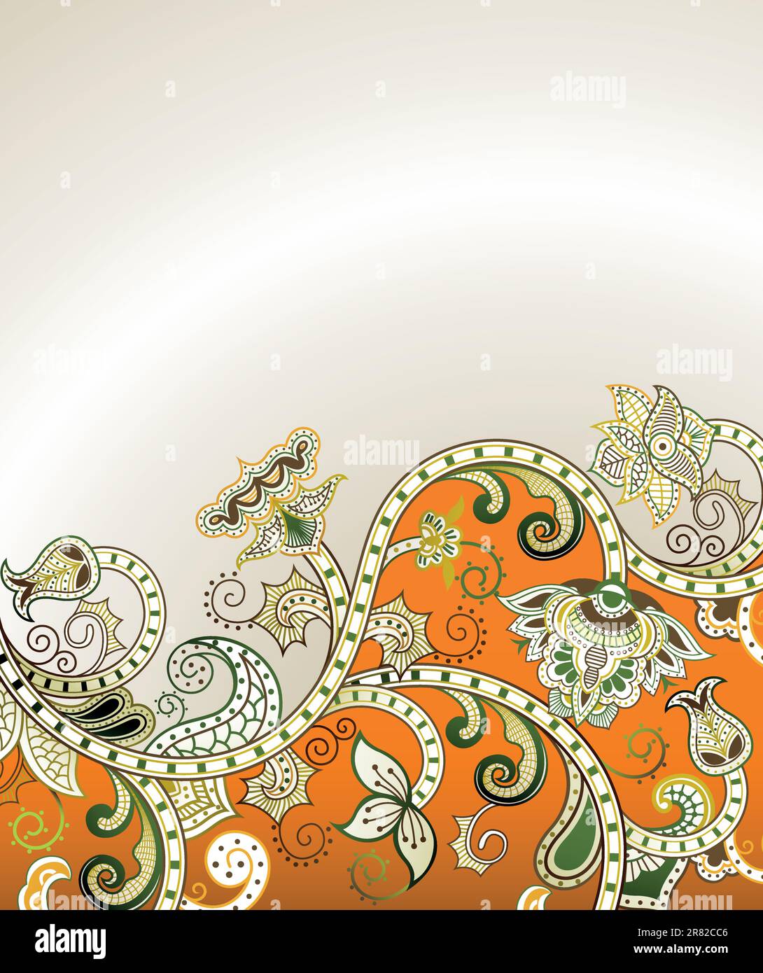 Illustration of abstract floral background Stock Vector Image & Art - Alamy