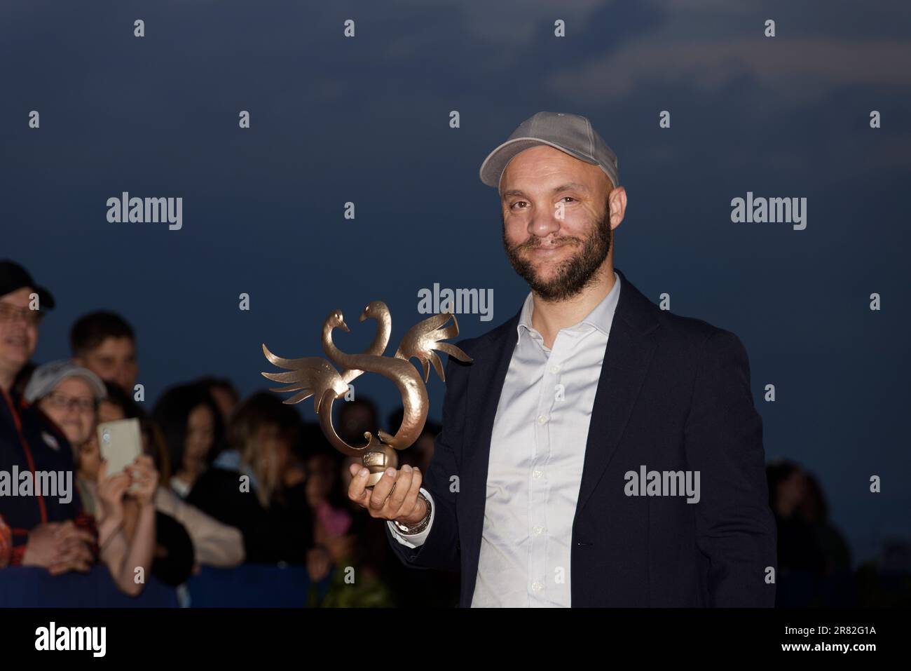 Cabourg, France. 17th June, 2023. JeanBaptiste Durand winner of the