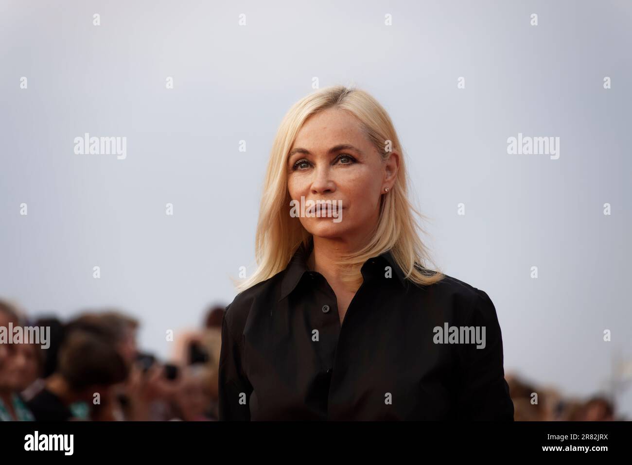 Cabourg, France. 17th June, 2023. Emmanuelle Béart attends the closing
