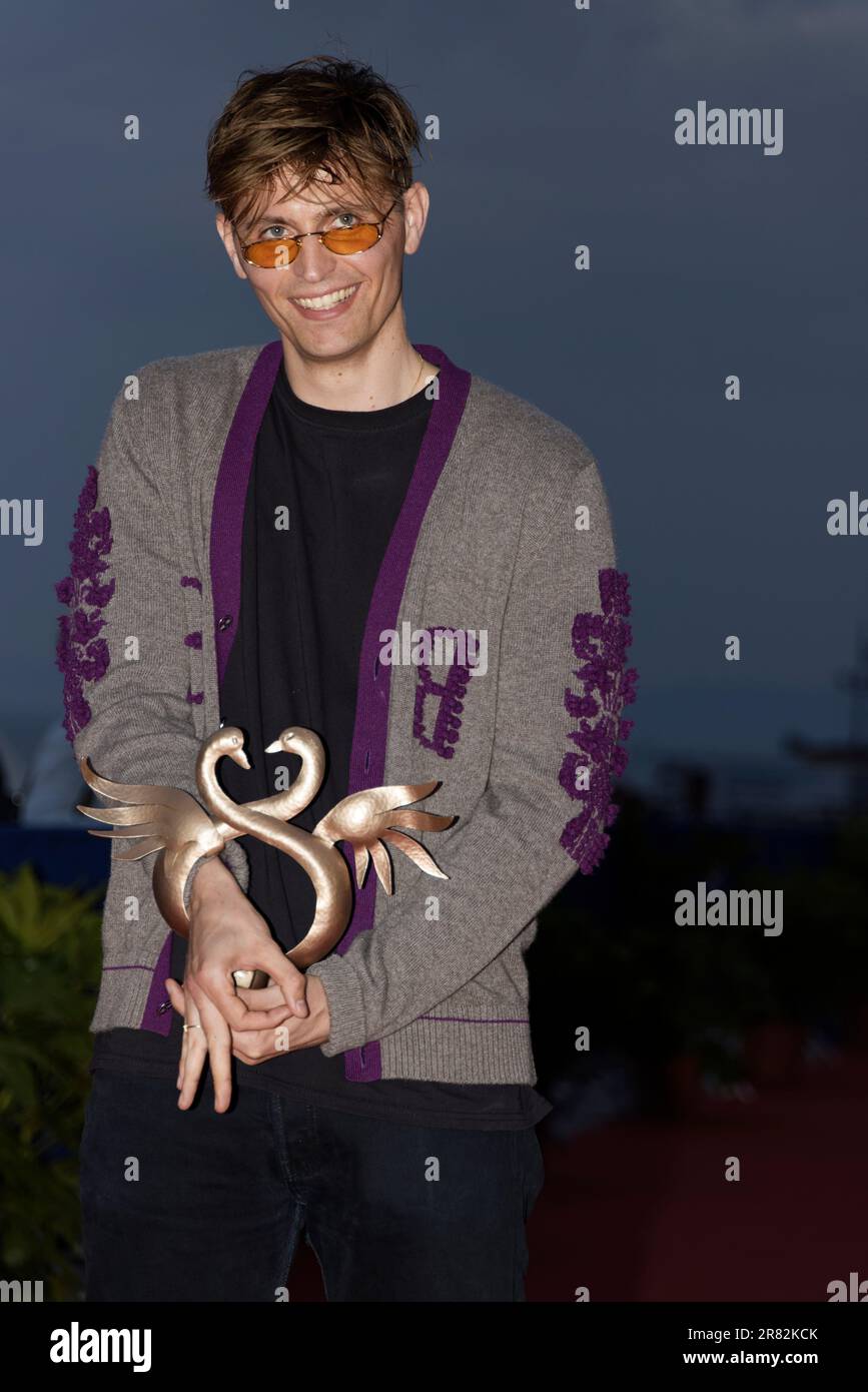 Cabourg, France. 17th June, 2023. Raphael Quenard winner of the Male