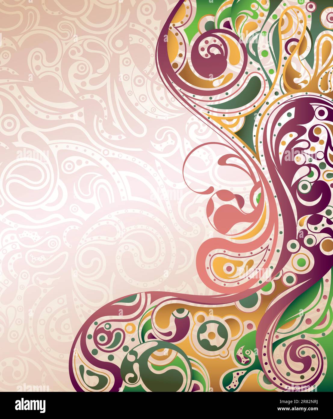 Illustration of abstract retro curve background Stock Vector Image ...