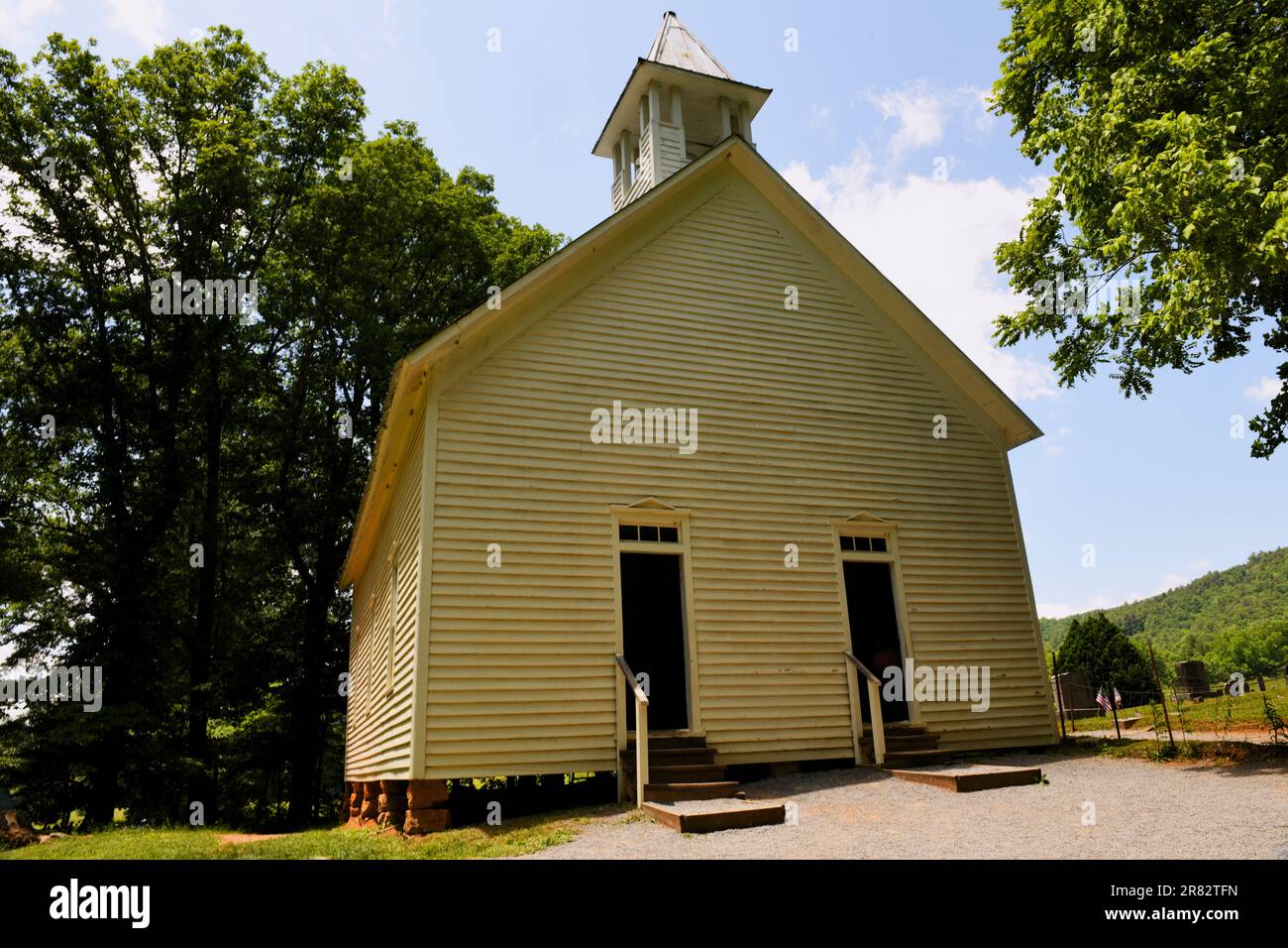 The Cades Cove Methodist Church Stock Photo Alamy