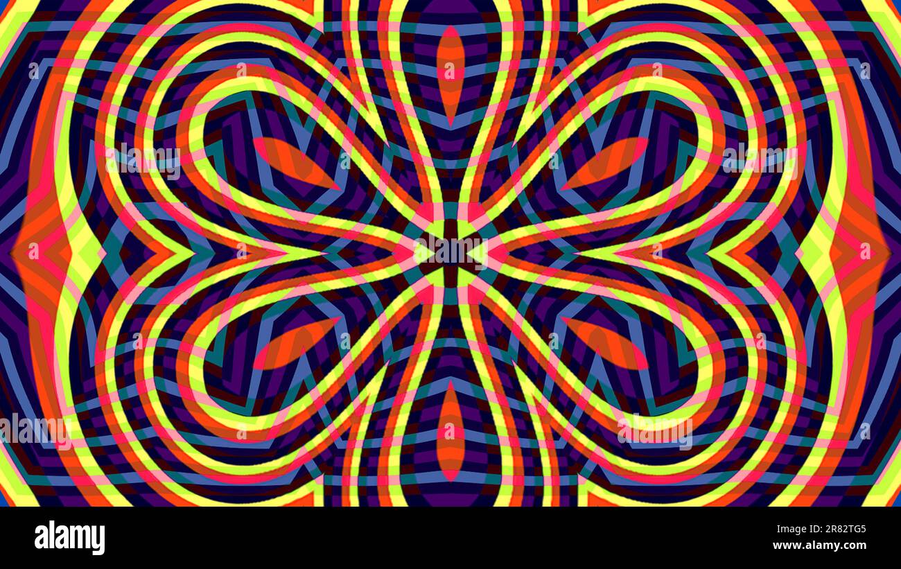 Kaleidoscope effect art psychedelic dance hi-res stock photography and ...