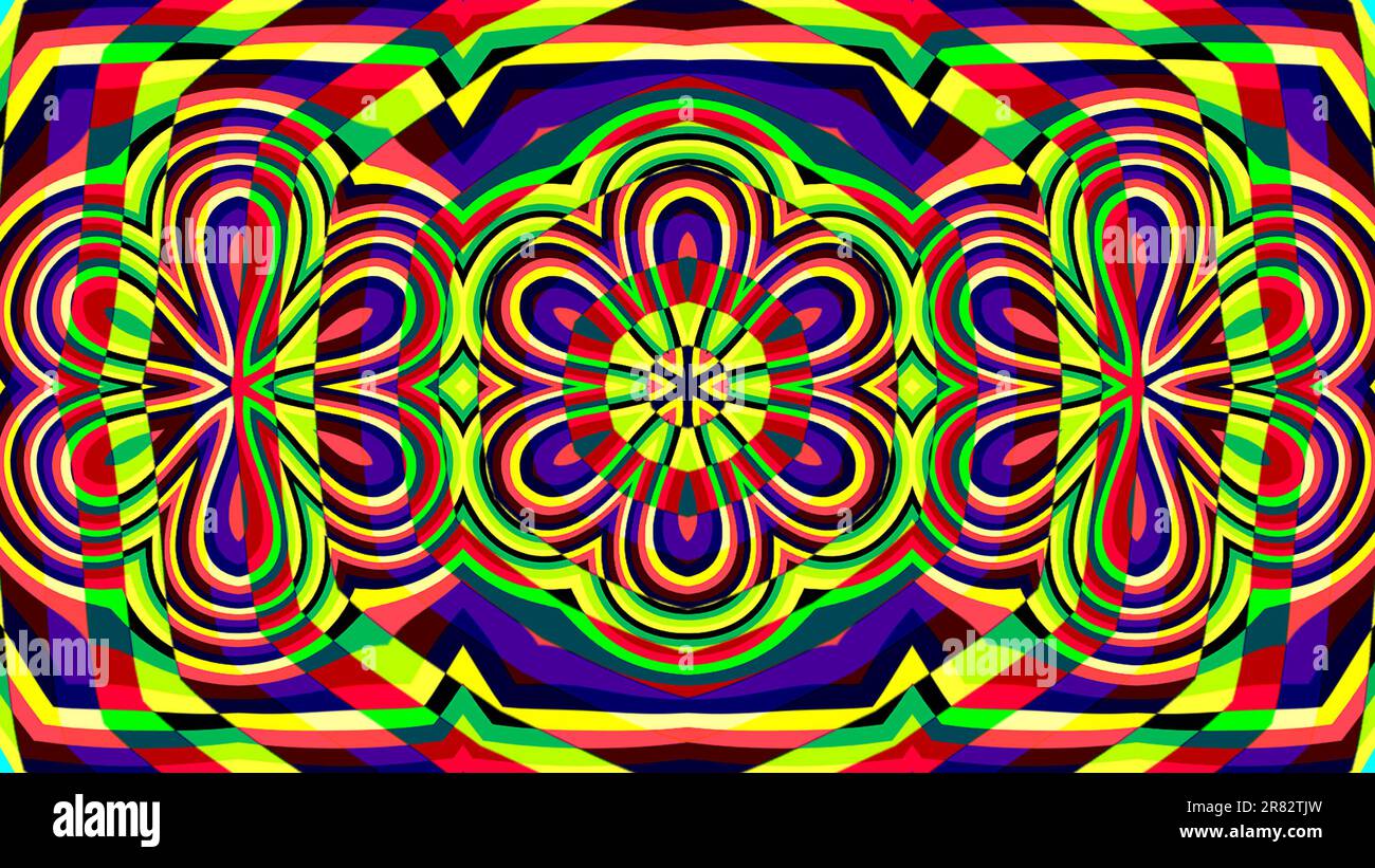 Kaleidoscope effect art psychedelic dance hi-res stock photography and ...