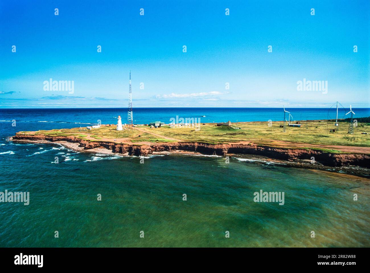 Aerial of North Cape, PEI, Canada Stock Photo Alamy