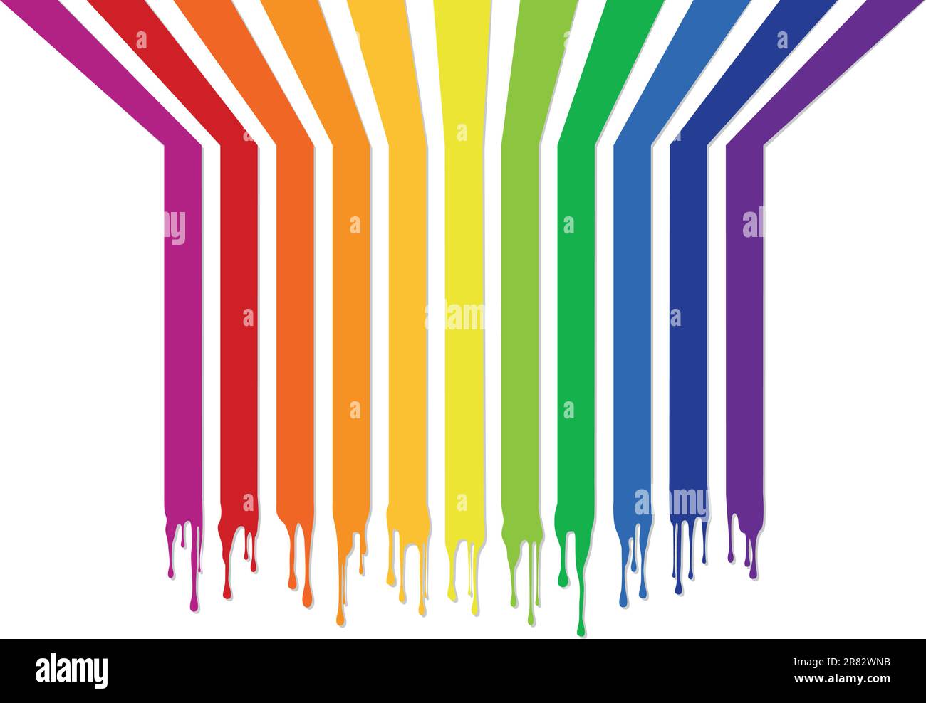 colorful stripes with drops, vector backgrounds Stock Vector