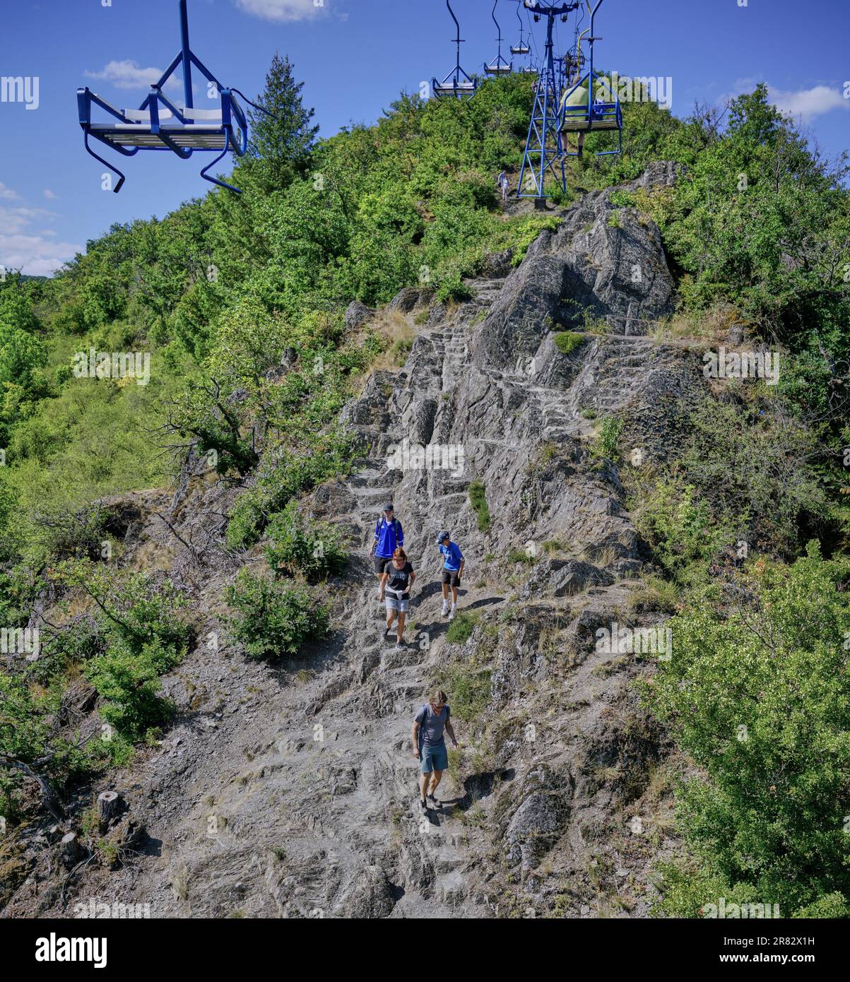 Four chair lifts hi-res stock photography and images - Alamy