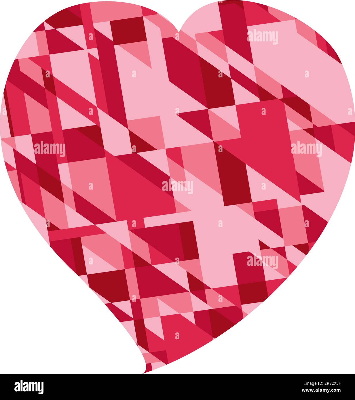 red heart for valentine's day. Also available as a Vector in Adobe illustrator EPS format, compressed in a zip file. The vector version be scaled t... Stock Vector