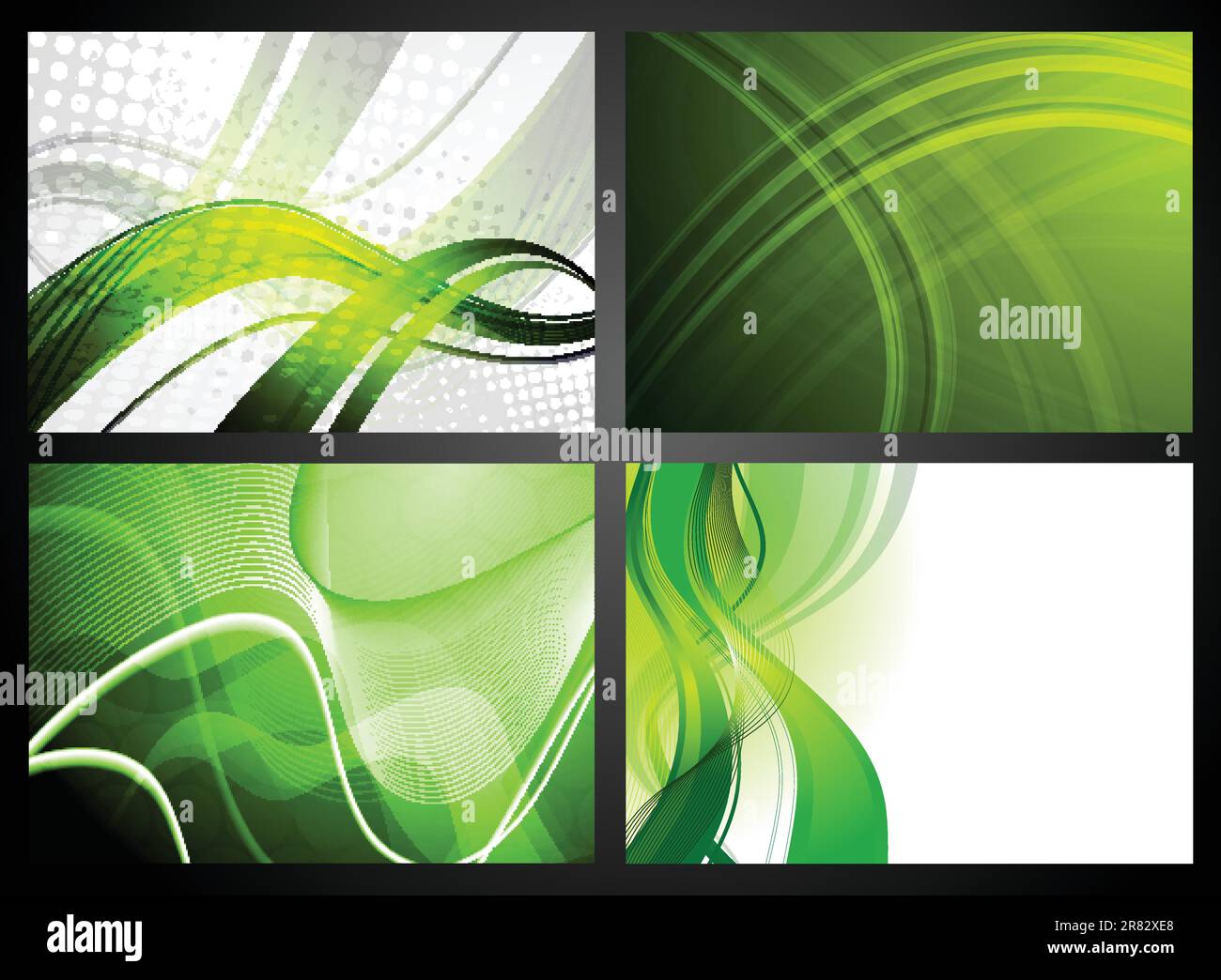 Four colorful backgrounds. Vector illustration eps 10 Stock Vector ...