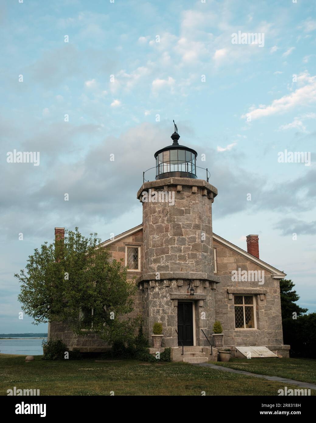 The Stonington Lighthouse Museum, Stonington, Connecticut Stock Photo