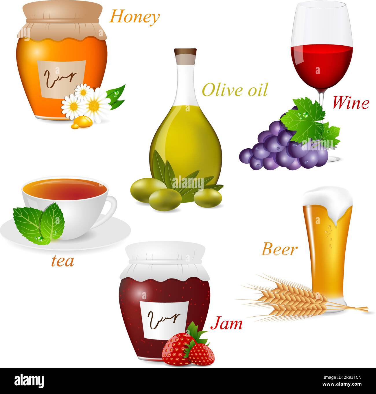 Food Elements Stock Vector Images Alamy food-elements-stock-vector-images-alamy