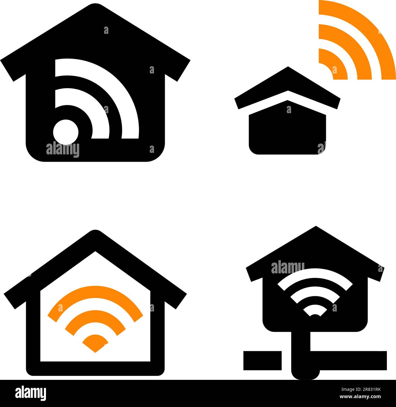 Home Wifi Vector Icon Set Stock Vector Image Art Alamy home-wifi-vector-icon-set-stock-vector-image-art-alamy